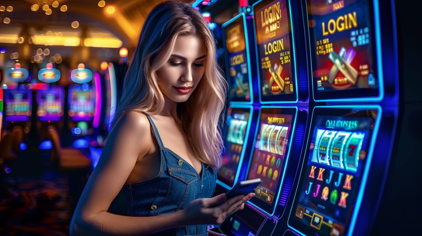 Layar utama Live Casino bos868 dengan visual dealer langsung dan permainan interaktif